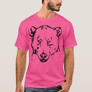 Funny Bears Zookeeper Adsible Bear Ansikte Animal T Shirt
