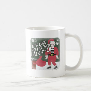 Funny Beatnik Santa Kaffemugg