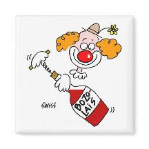 Funny Beaujolais Vin Tecknad Tasting Party Favor