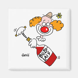 Funny Beaujolais Vin Tecknad Tasting Party Favor Magnet