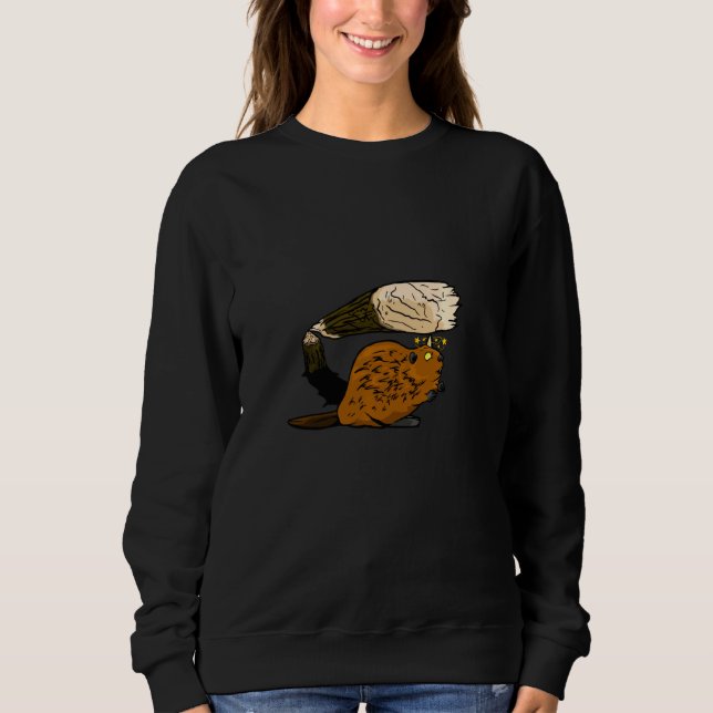 Funny Beaver Costume T Shirt (Framsida)