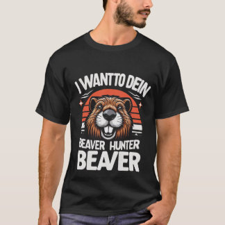 Funny Beaver Joke Rodents Animal Beaver Älskare T Shirt