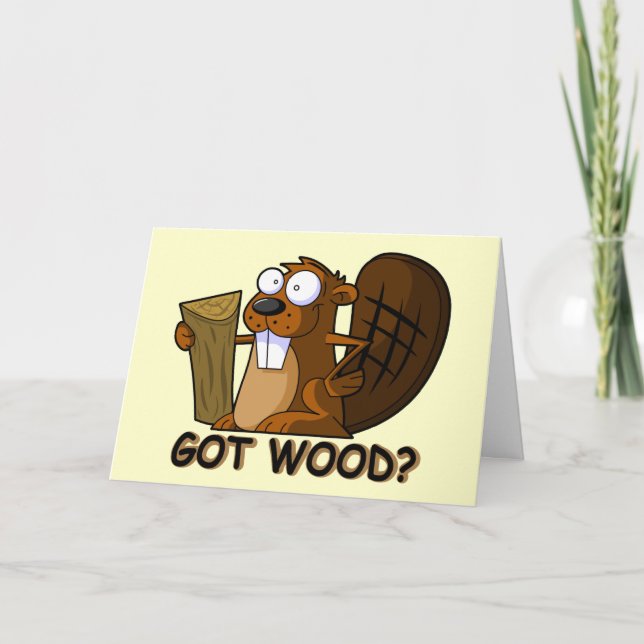 Funny Beaver Kort (Framsida)
