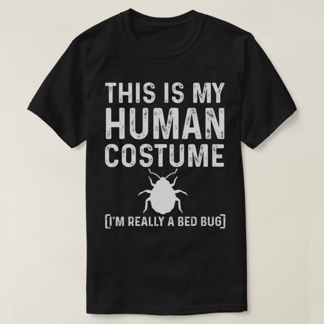 Funny Bed Kryp Costume Parasite Hunter T-Shirt (Design framsida)