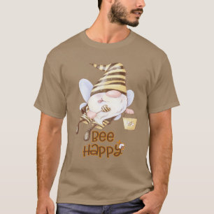 Funny Bee Gnome med Pail of Honung T Shirt