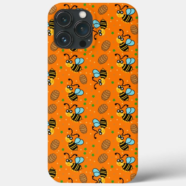 Funny bee mönster (Baksida)
