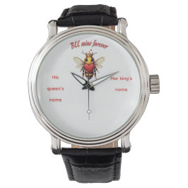 Funny Bee Pun Valentine  Armbandsur