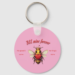 Funny Bee Pun Valentine  Nyckelring