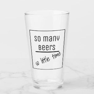 Funny Beer Berömd Ord Glaskopp