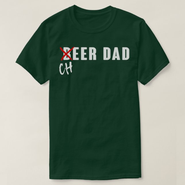 Funny Beer Cheer Dad  T Shirt (Design framsida)