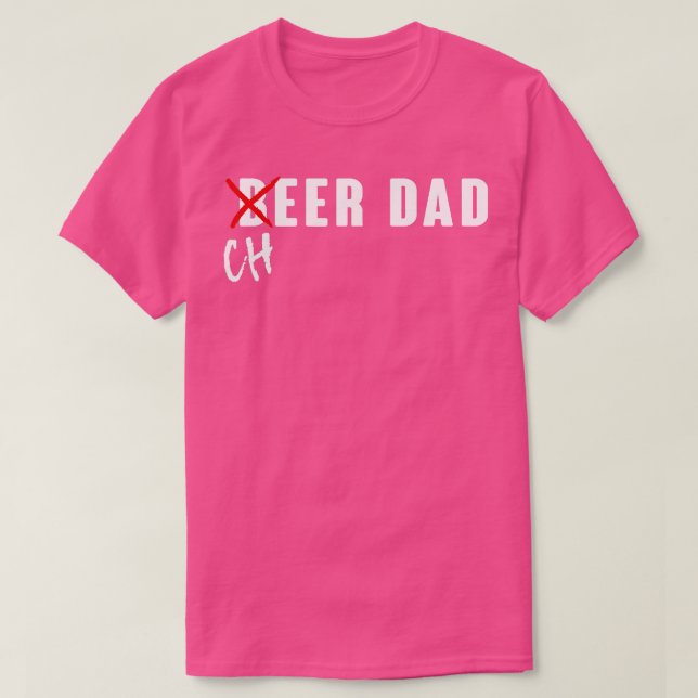 Funny Beer Cheer Pappa T Shirt (Design framsida)