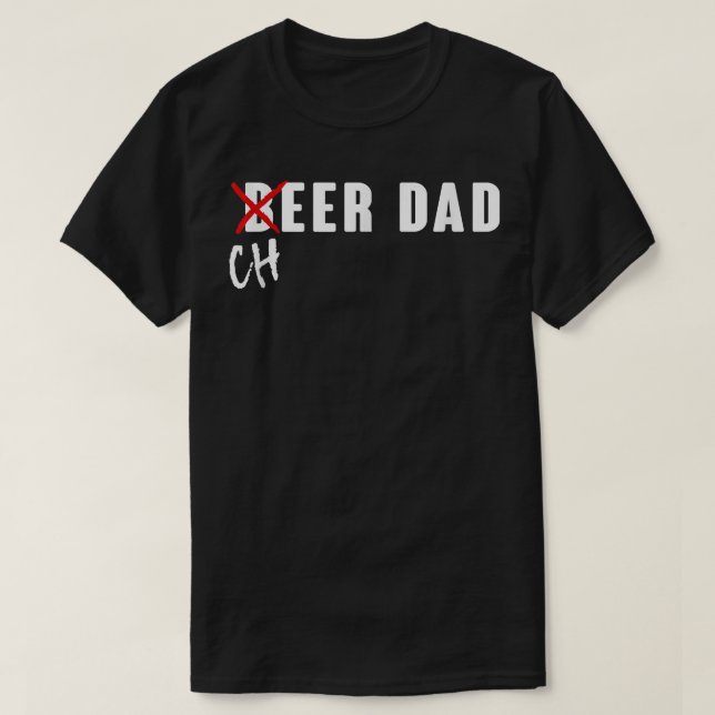 Funny Beer Cheer Pappa T Shirt (Design framsida)