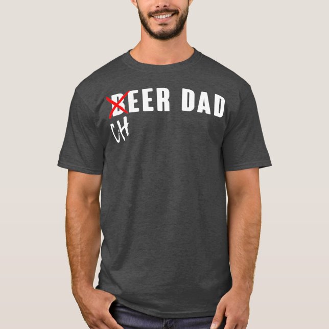 Funny Beer Cheer Pappa T Shirt (Framsida)