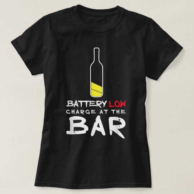 Funny Beer Drinking Charge vid Pub-alkoholen för T Shirt (Design framsida)