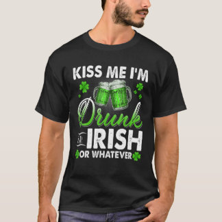 Funny Beer Drunk Irish Lycklig Patrick's Day Lucky T Shirt