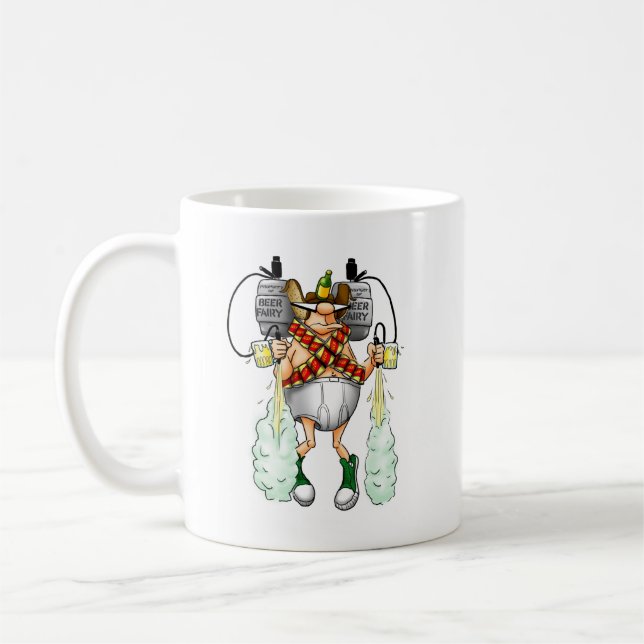 Funny Beer Fairy Mugg Gift (Vänster)