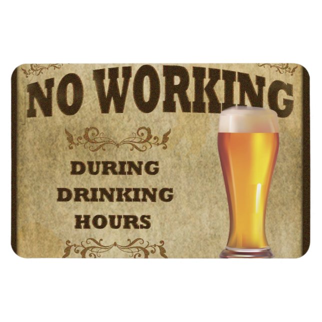 Funny Beer Magnet (Horisontell)
