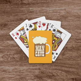 Funny Beer Mugg Man Cave Kortlek