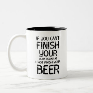 Funny Beer-offerter Två-Tonad Mugg