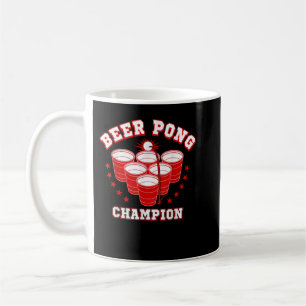 Funny Beer Pong Champion T-Shirt Kaffemugg