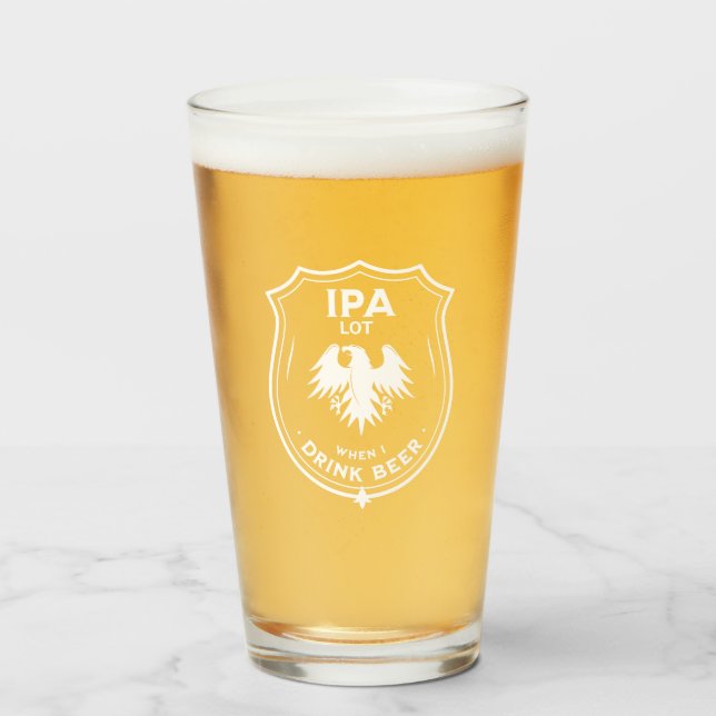 Funny Beer Quote Glaskopp (Framsida fylld)