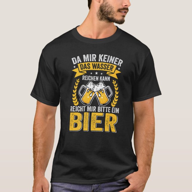 Funny Beer Saying, Party Concert Festival Premium T Shirt (Framsida)