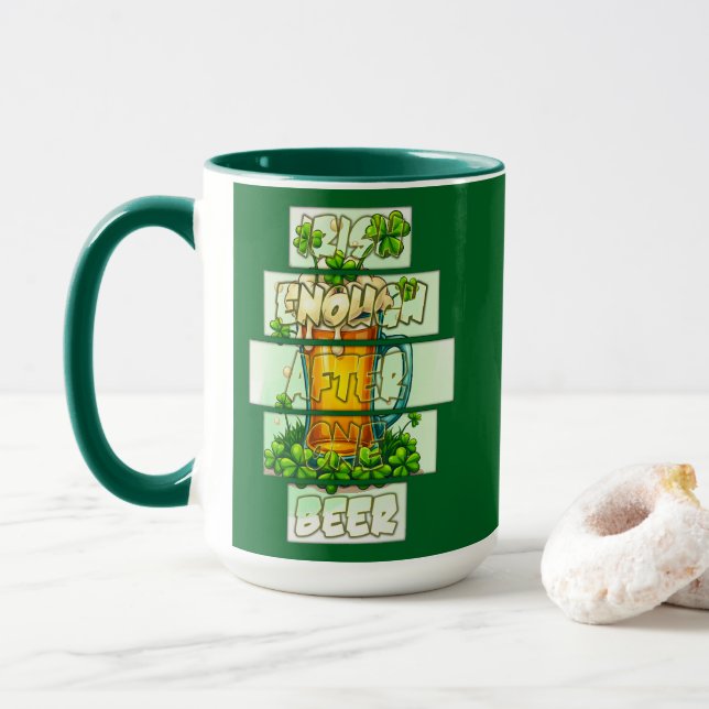 Funny Beer St Patrick’s Day Shirt – caneca Mugg (Med munk)