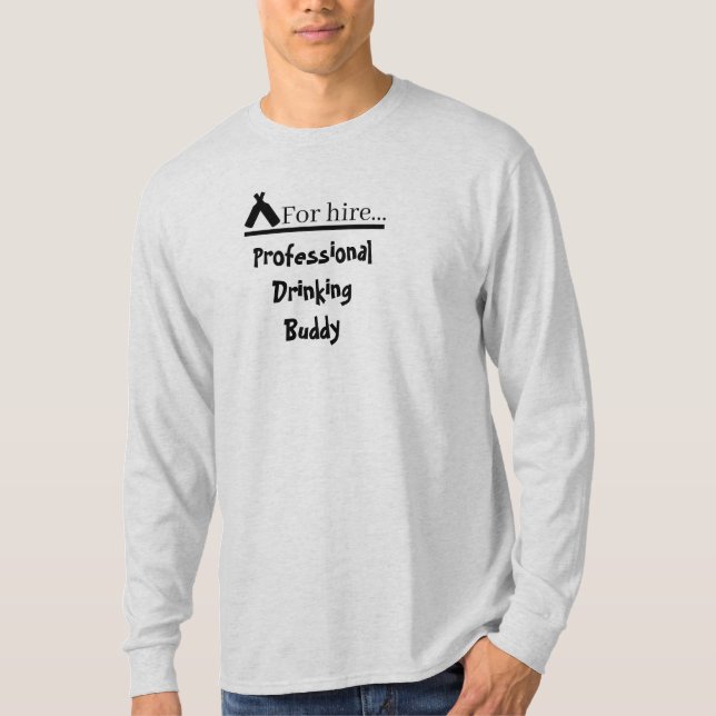Funny Beer T-Shirt för manar (Framsida)