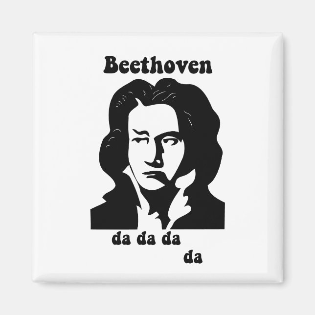 Funny Beethoven Magnet (Framsidan)