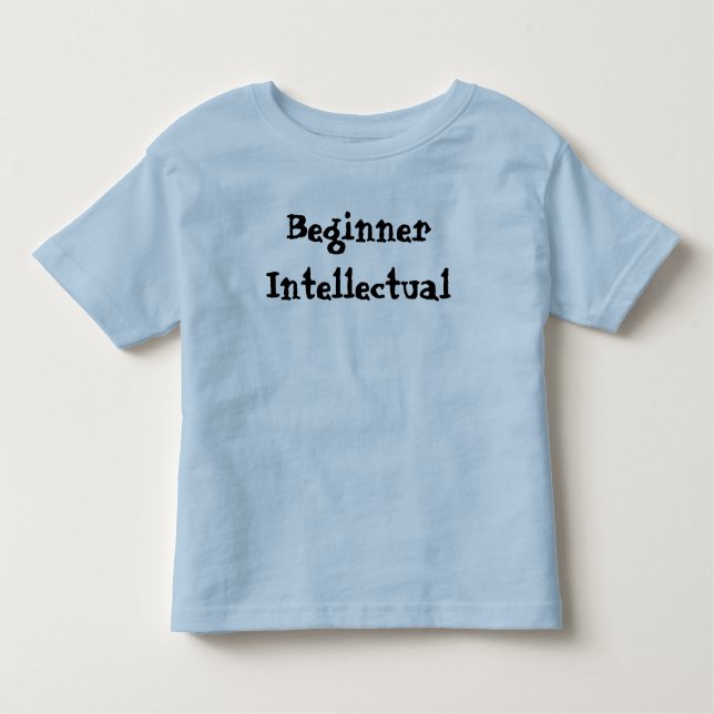 Funny Beginner intellektuell T-shirt (Framsida)