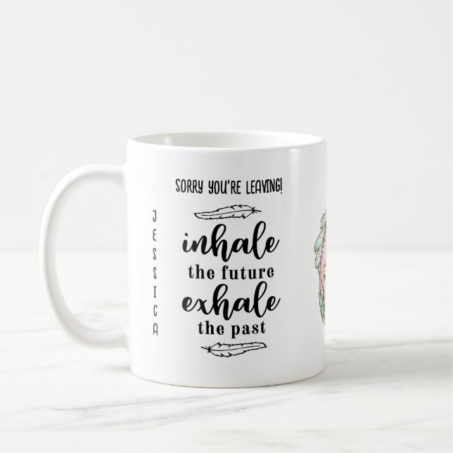 FUNNY Beklagar att du Lämnar medarbetarens kollega Kaffemugg (Vänster)