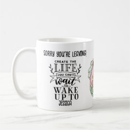 FUNNY Beklagar att du Lämnar medarbetarens kollega Kaffemugg