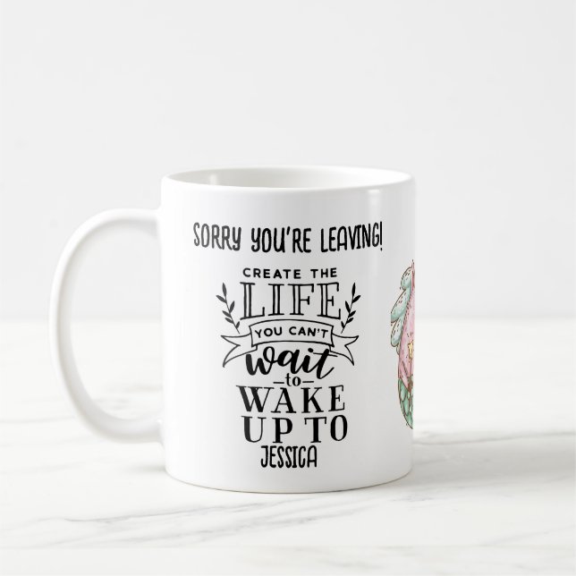 FUNNY Beklagar att du Lämnar medarbetarens kollega Kaffemugg (Vänster)