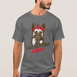 Funny belgisk Malinois Maligator Mamma K-9 Police T Shirt