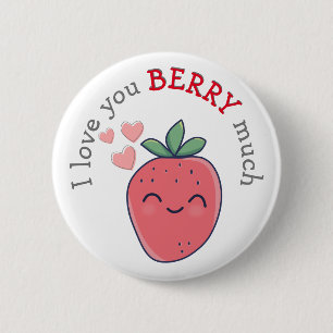 Funny Berry I Kärlek You Knapp