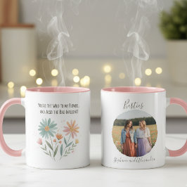 Funny Best Friend Mug – Wild Flower Bad Influence Mugg