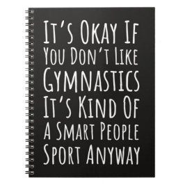 Funny Best Gifts For Gymnasts Gymnastics Sports  Anteckningsbok