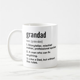 Funny Best Grandad Definition Gift for Grandfather Kaffemugg