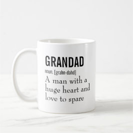 Funny Best Grandad Definition Gift for Grandfather Kaffemugg