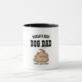 FUNNY BEST HUND PAPPA Gift - jag poppar dig. Mugg