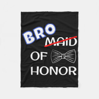 Funny Best Man Bröllop Matching Bachelor Party Bro Fleecefilt