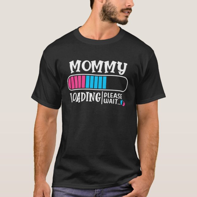 Funny Best Mom For Mother's Day Pregnancy Announce T Shirt (Framsida)