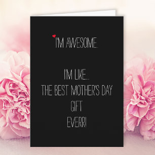Funny Best Mors dag Gift-joke Mamma Humor Helgkort