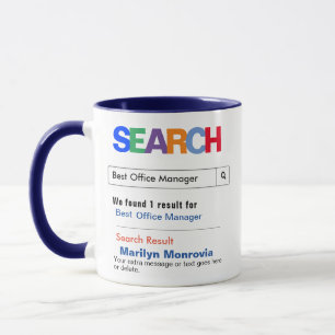 Funny Best Office Manager Mugg