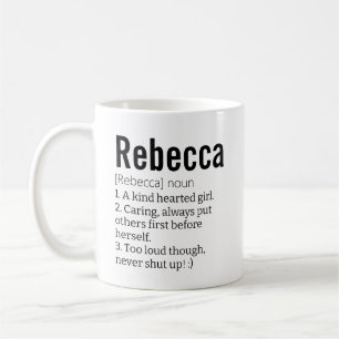 Funny Best Rebecca Definition LPA Dwarfism Kaffemugg
