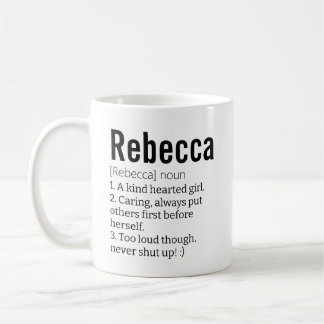 Funny Best Rebecca Definition LPA Dwarfism Kaffemugg