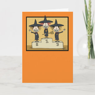 Funny Best Witches Halloween Kort