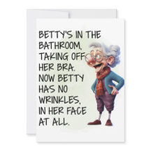 Funny Betty's in the Bathroom