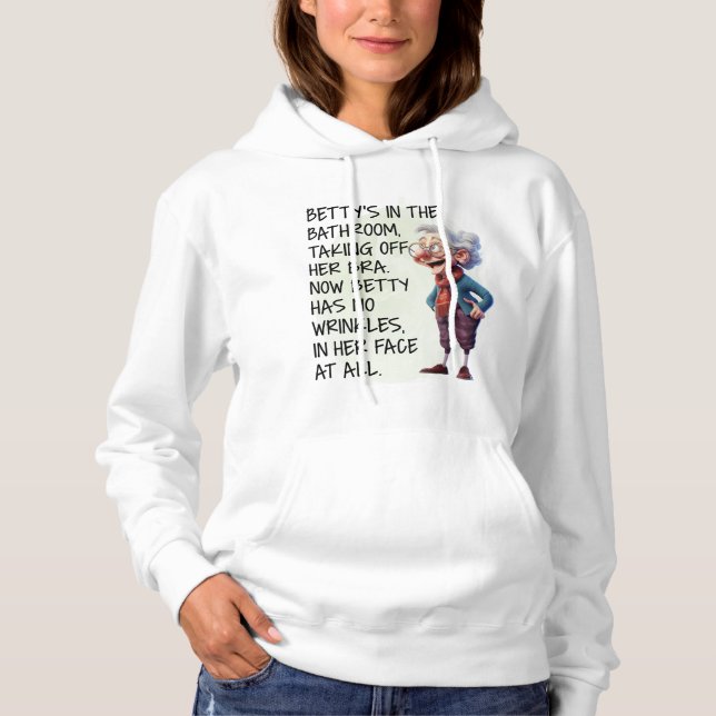 Funny betty's in the Bathroom Women T Shirt (Framsida)