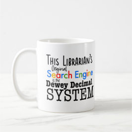 Funny bibliotekarie Dewey Decimal Search Engine Sy Kaffemugg